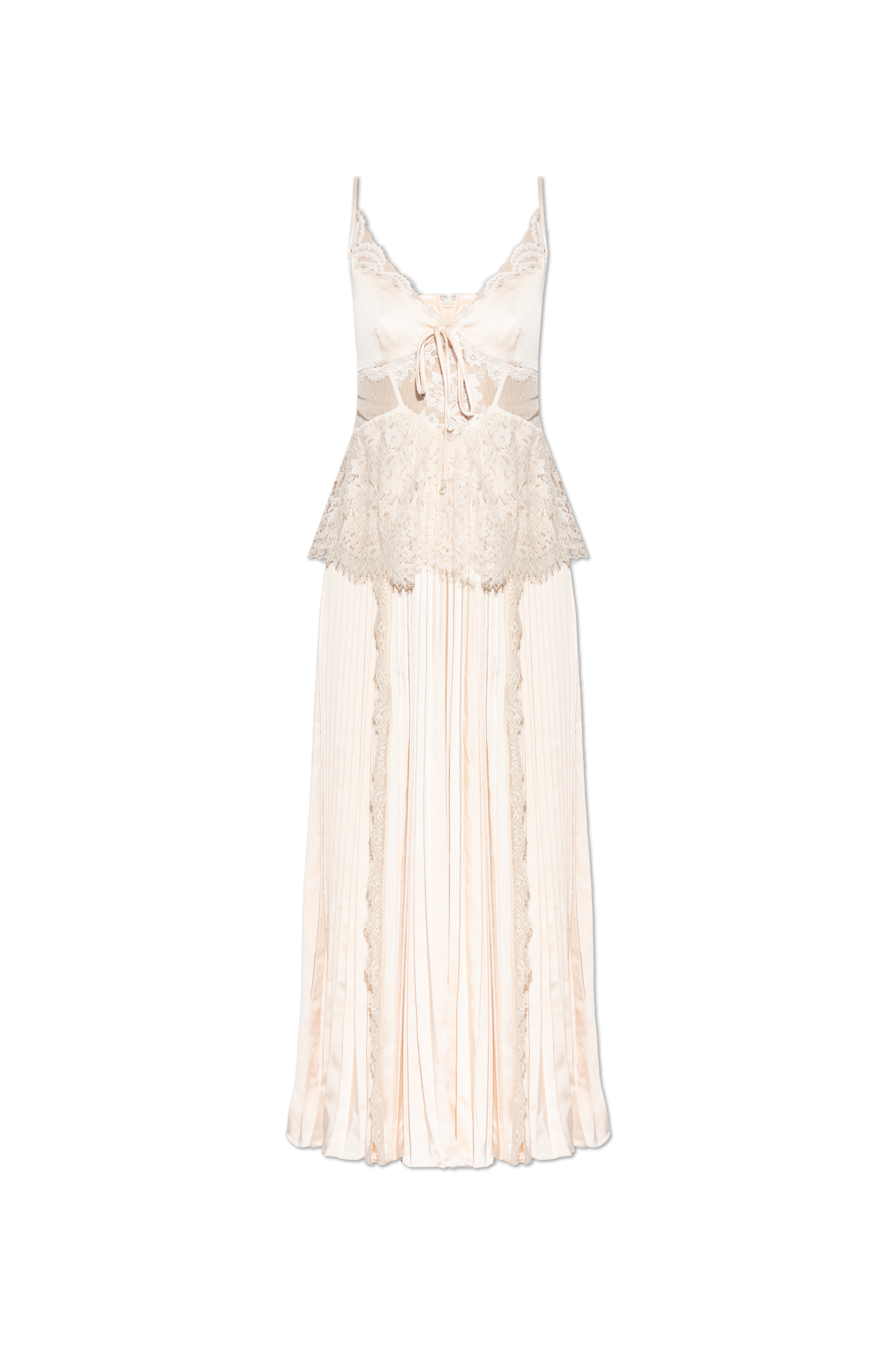 Self-Portrait Pleated dress with lace inserts | Women's | Vitkac